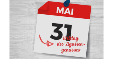 Zweiter Welttag des Cigarrengenusses ist für den 31. Mai terminiert
