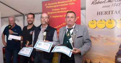 Pfeifelangsamrauchen DM 2019: Pfeifenraucher treffen sich auf eine Pfeife
