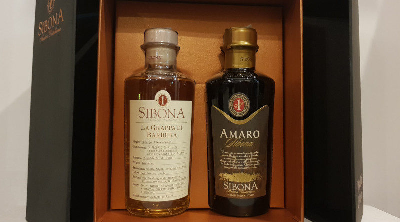 Grappa di Barolo und Amaro von Sibona in Geschenkpackung