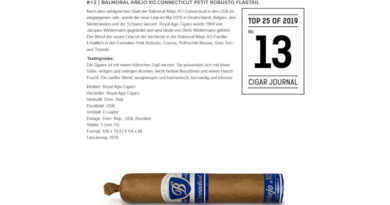 Beste Cigarren: Balmoral erneut unter den Top 25