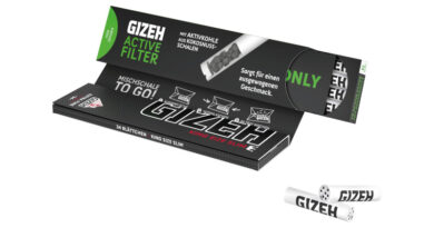 Gizeh ‚King Size Slim + Active Filter‘ – Mehr Convenience für Cannabis User