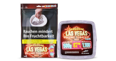 Volumentabak im XXL-Doppelpack, der ‚Las Vegas Red‘
